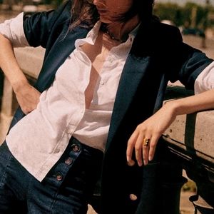 Sezane Le Parisien High Waisted Trousers